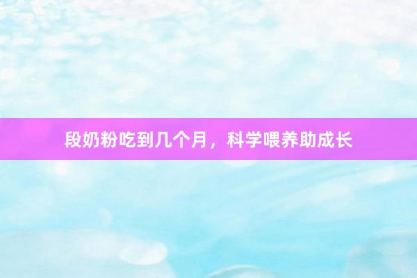 段奶粉吃到几个月，科学喂养助成长